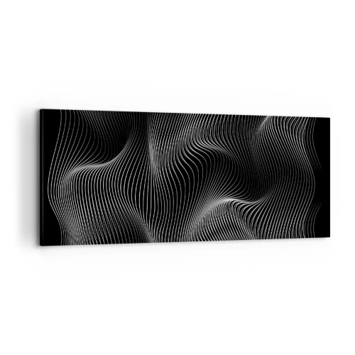 Quadro em tela - Dança de luz no espaço - 100x40 cm