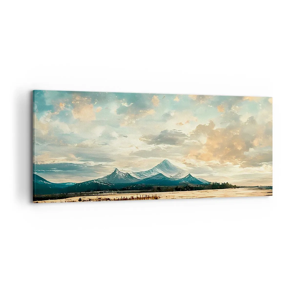 Quadro em tela - Sob a proteção do céu - 120x50 cm