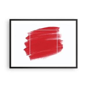 Pôster com moldura preta - Fora do quadro - 70x50 cm