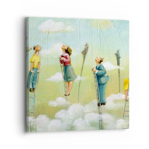 Quadro em tela - Por trás do seu sonho - 30x30 cm