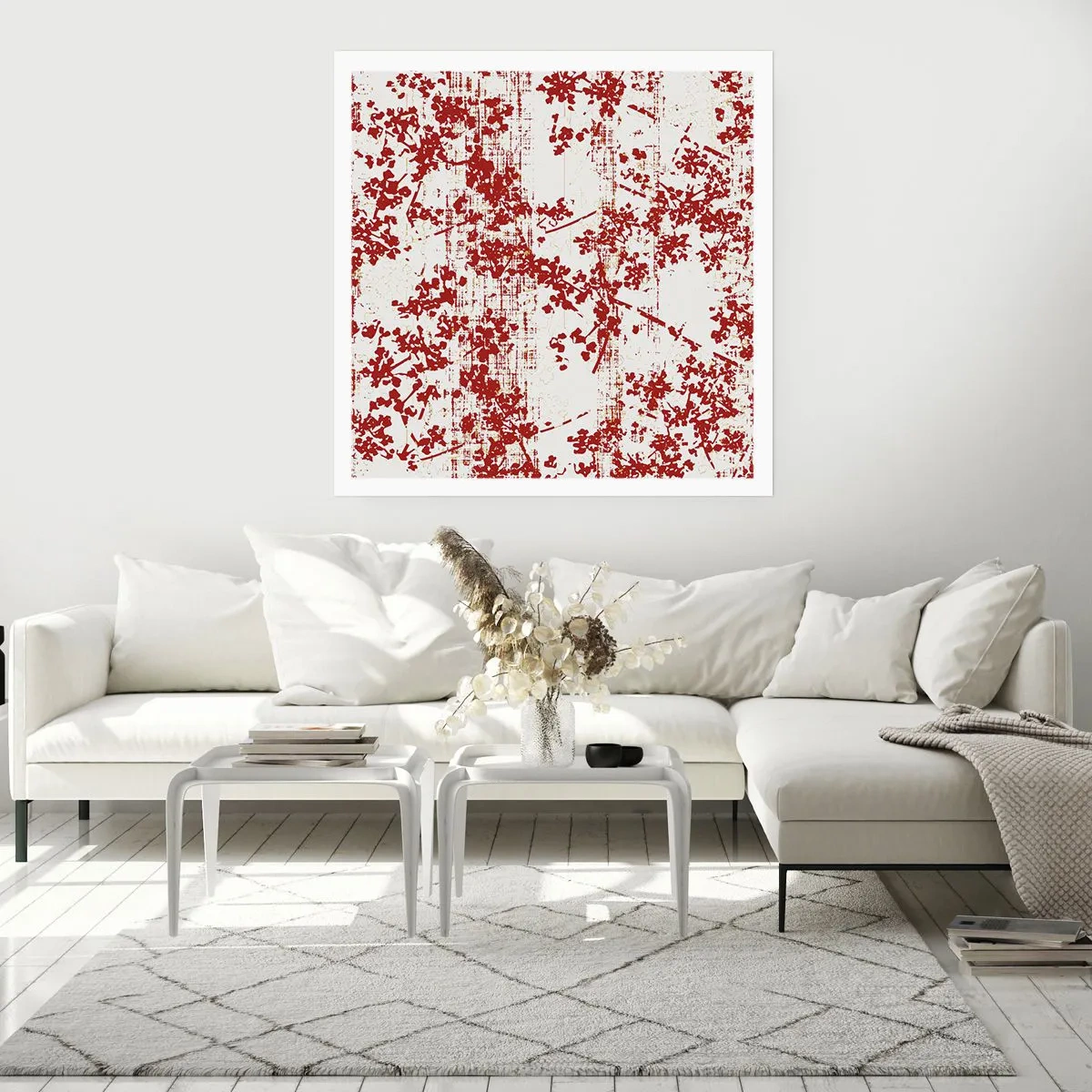 Pôster - Como chita antiga - 60x60 cm