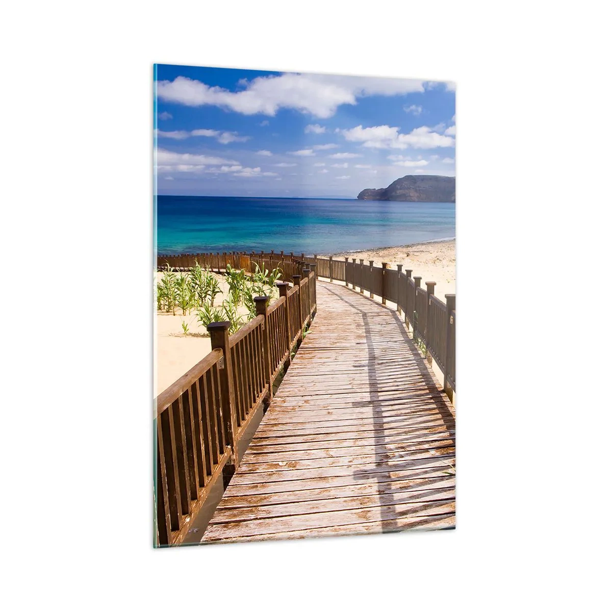 Quadro em vidro - Leve-me para as ilhas felizes - 50x70 cm