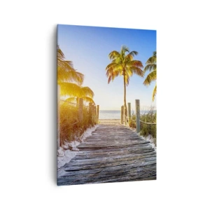 Quadro em tela - Direto para o paraíso - 70x100 cm