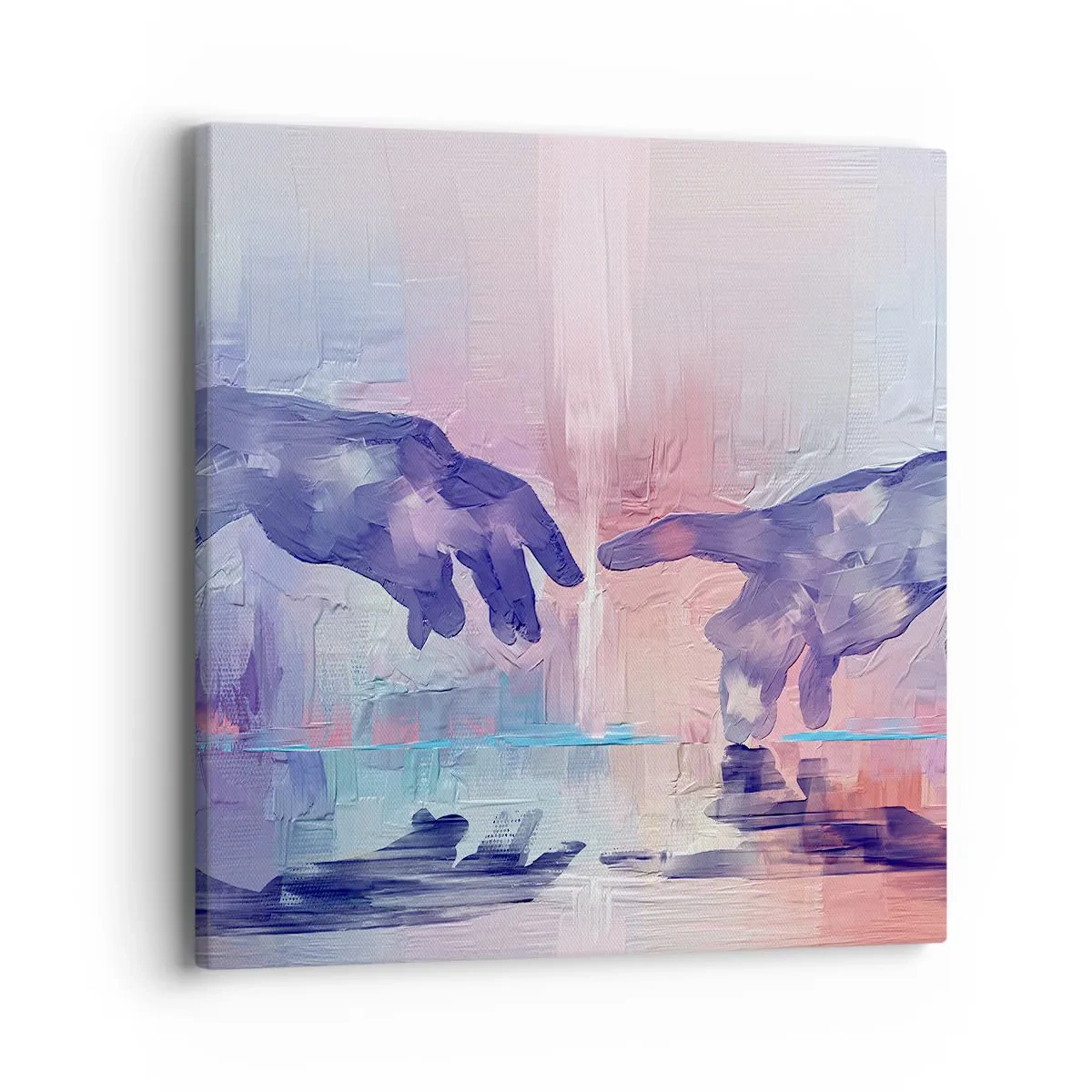 Quadro em tela - Faísca divina da vida - 40x40 cm