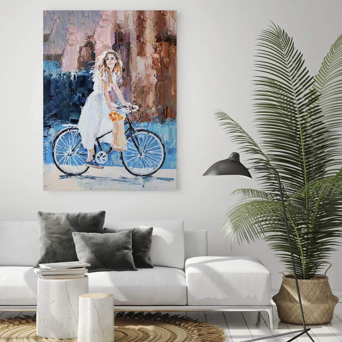 Quadro em vidro - Alegria pela manhã - 50x70 cm