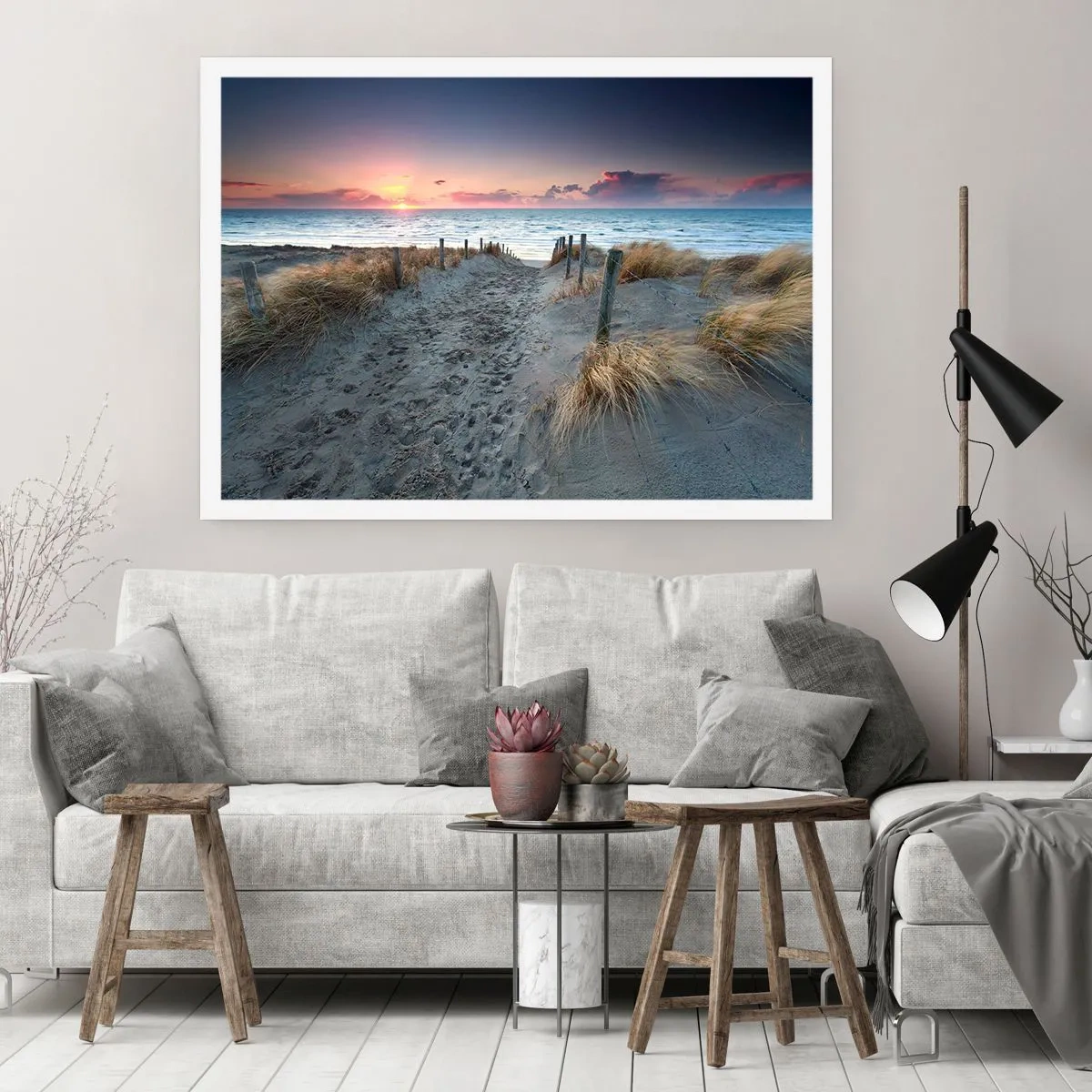 Pôster - Derramou um arco-íris de esplendor radiante.... - 50x40 cm