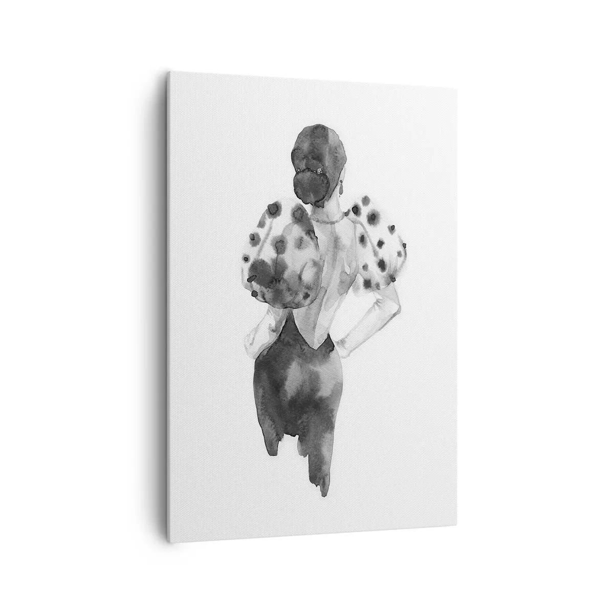 Quadro em tela - Ela passou por aqui - 70x100 cm