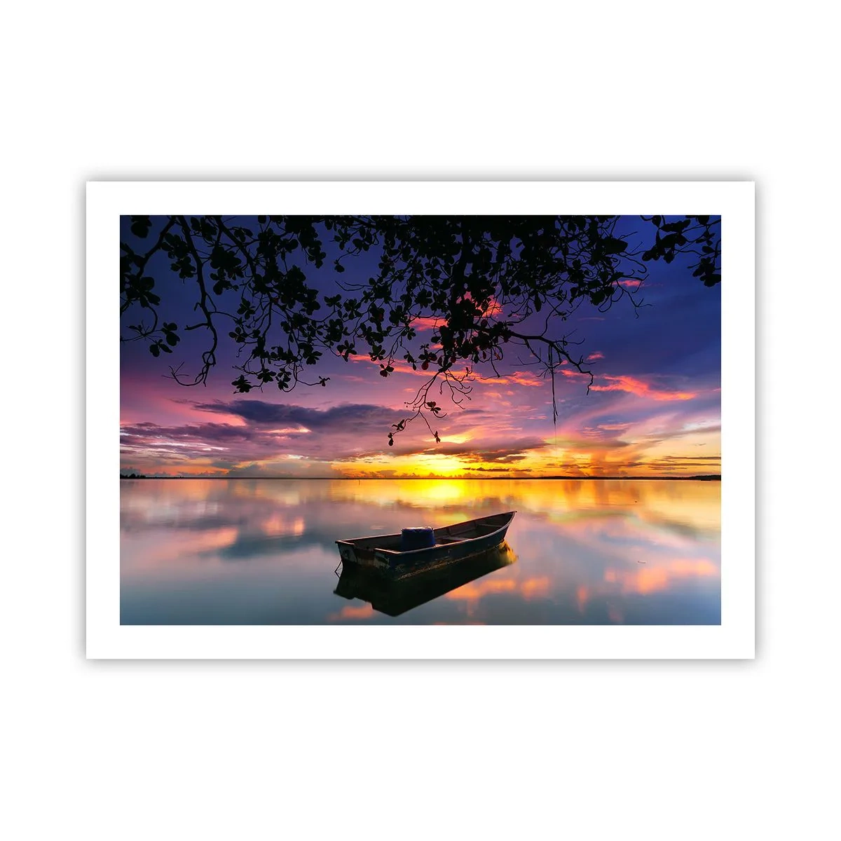 Pôster - Parece que estás pendurado no meio do céu… - 70x50 cm