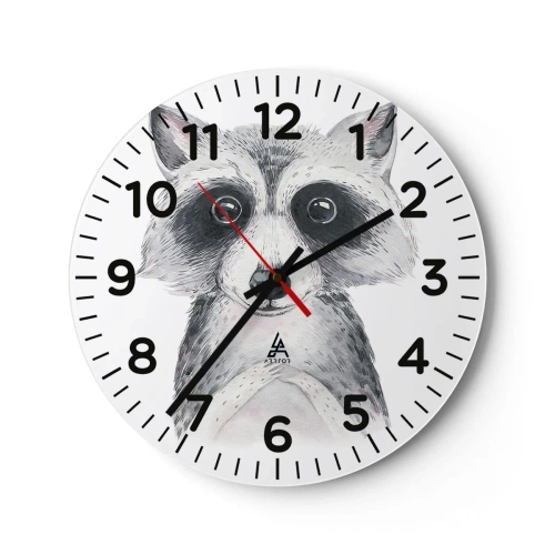 Relógio de parede - Relógio em vidro - Um momento de emoção - 40x40 cm