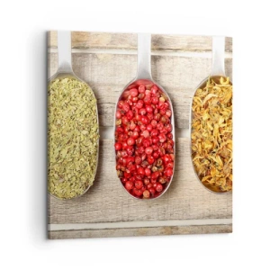 Quadro em tela - Magia da cozinha - 60x60 cm