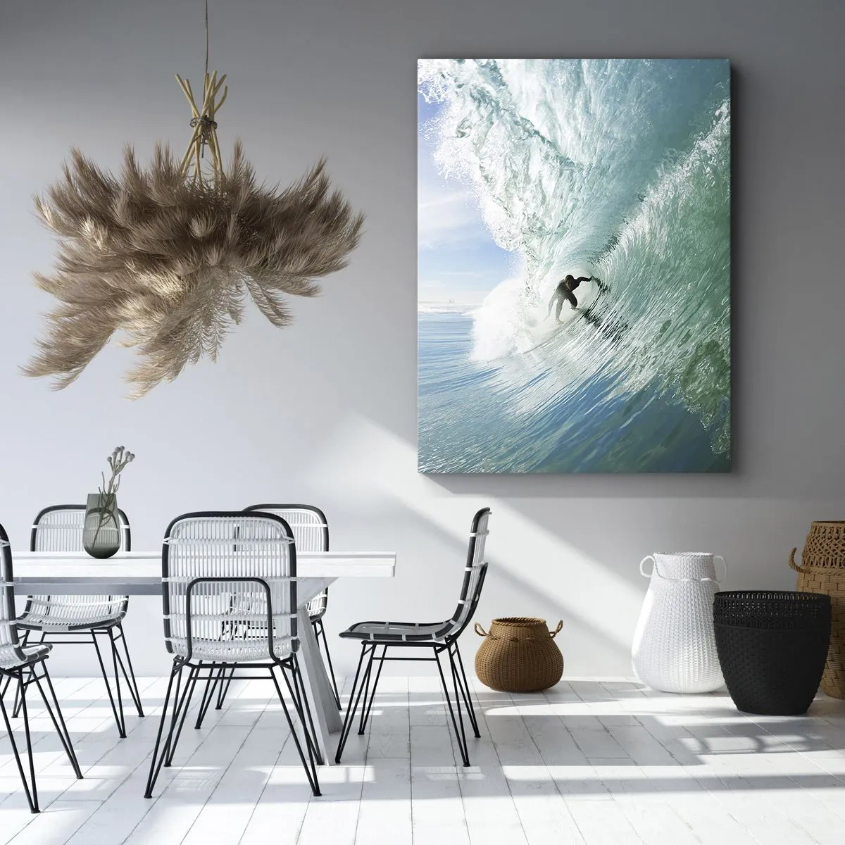 Quadro em tela - Na crista da onda - 50x70 cm