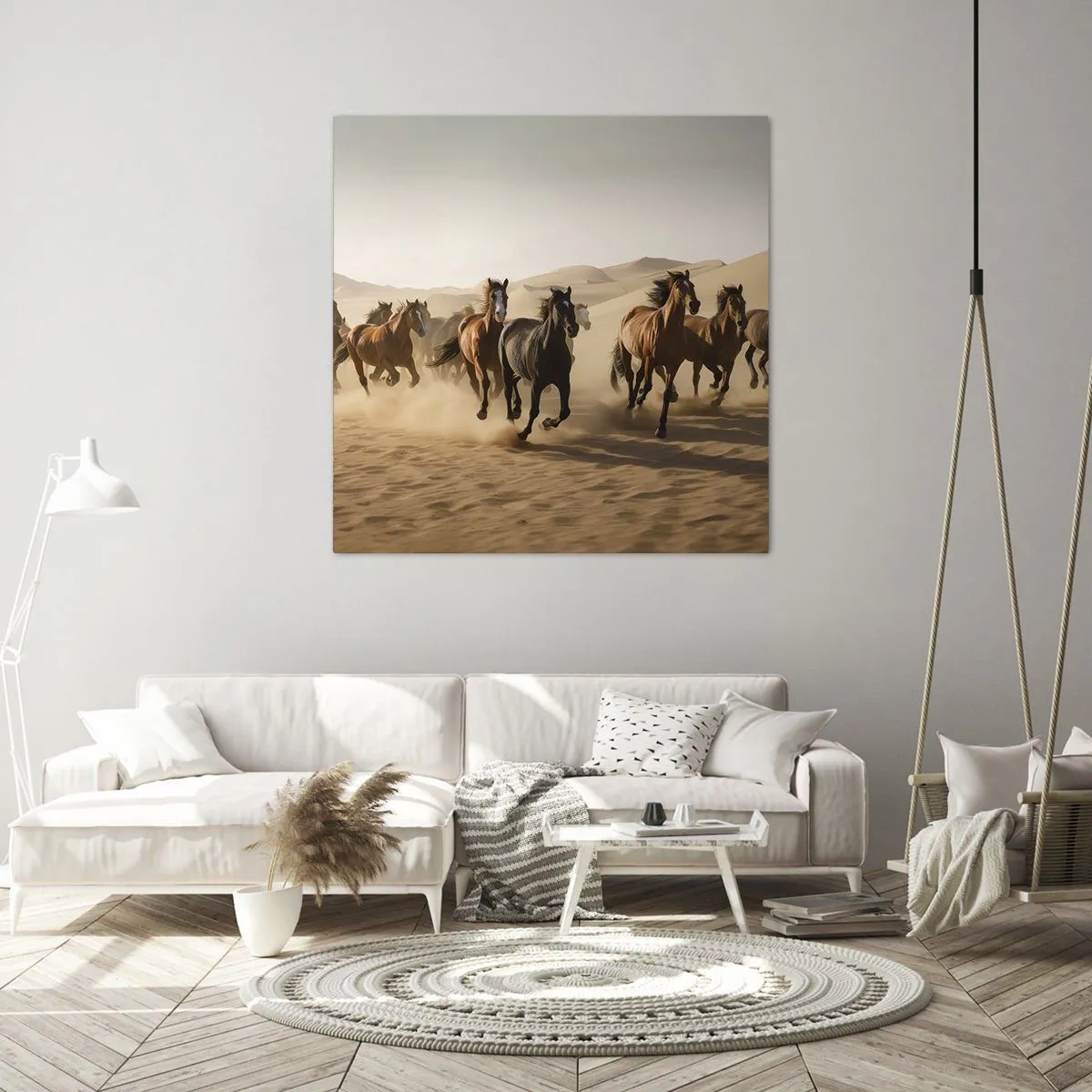 Quadro em tela - Livre como o vento - 70x70 cm