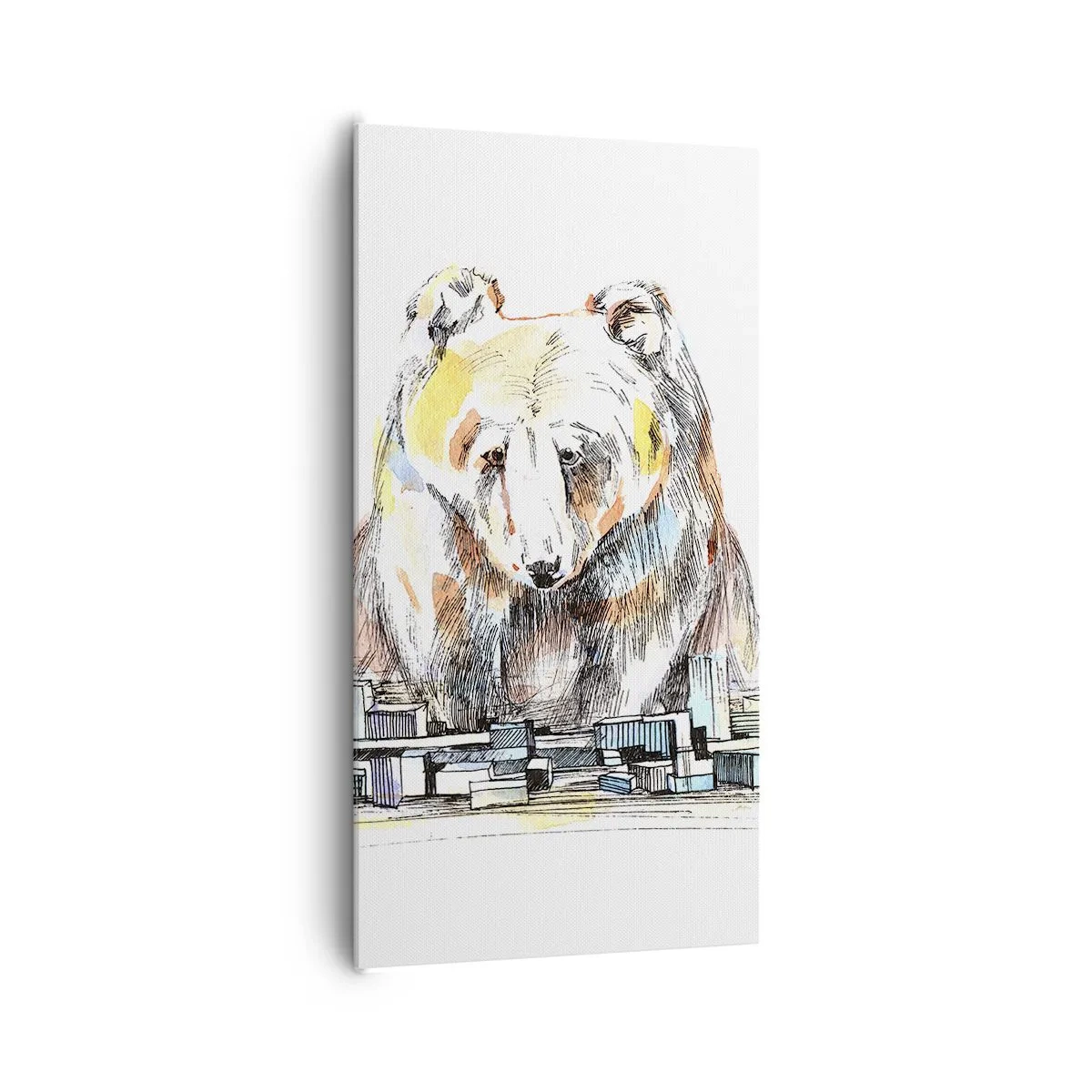 Quadro em tela - Como viver assim? - 65x120 cm