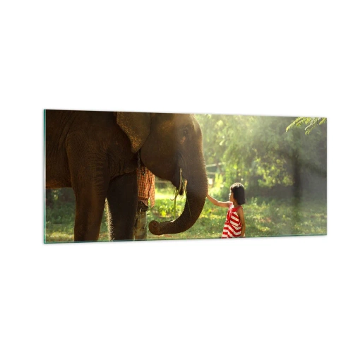 Quadro em vidro - O poder da amizade - 100x40 cm