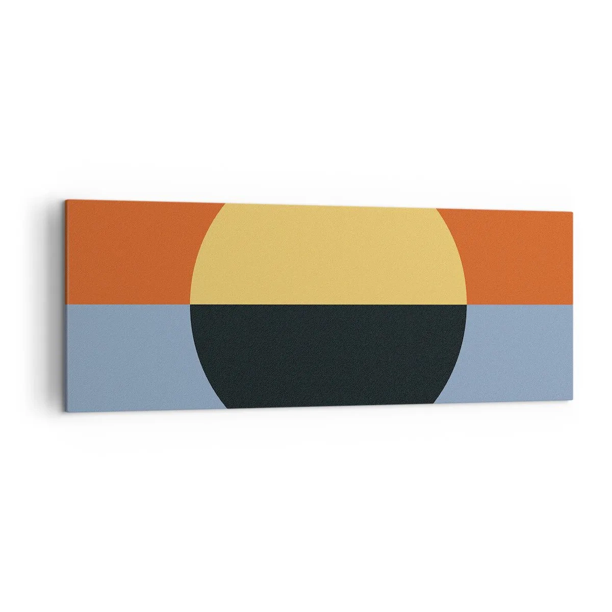 Quadro em tela - Composição do calor e do frio - 140x50 cm