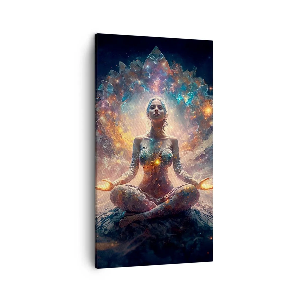 Quadro em tela - Fluxo de boa energia - 45x80 cm