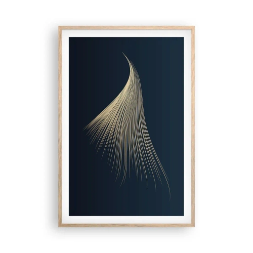 Pôster com moldura de carvalho claro - Como o cabelo de um anjo - 61x91 cm