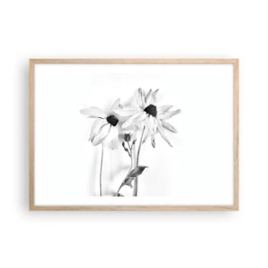 Pôster com moldura de carvalho claro - Ninguém quer estar sozinho - 70x50 cm