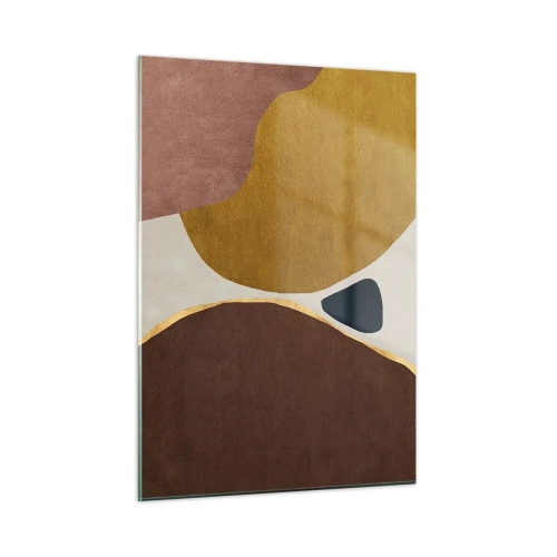 Quadro em vidro - Abstração – um lugar no espaço - 50x70 cm