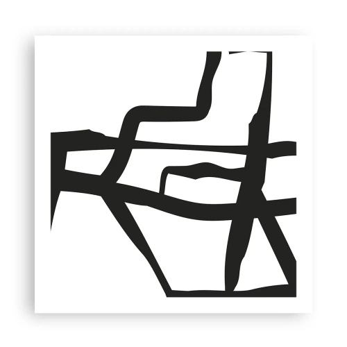 Pôster - Projeto preto e branco - 60x60 cm