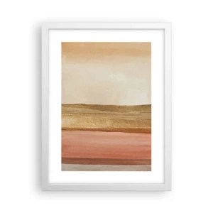 Pôster em moldura branca - Composição vertical - 30x40 cm