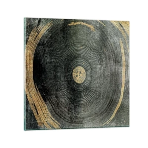 Quadro em vidro - Mudança e persistência - 70x70 cm