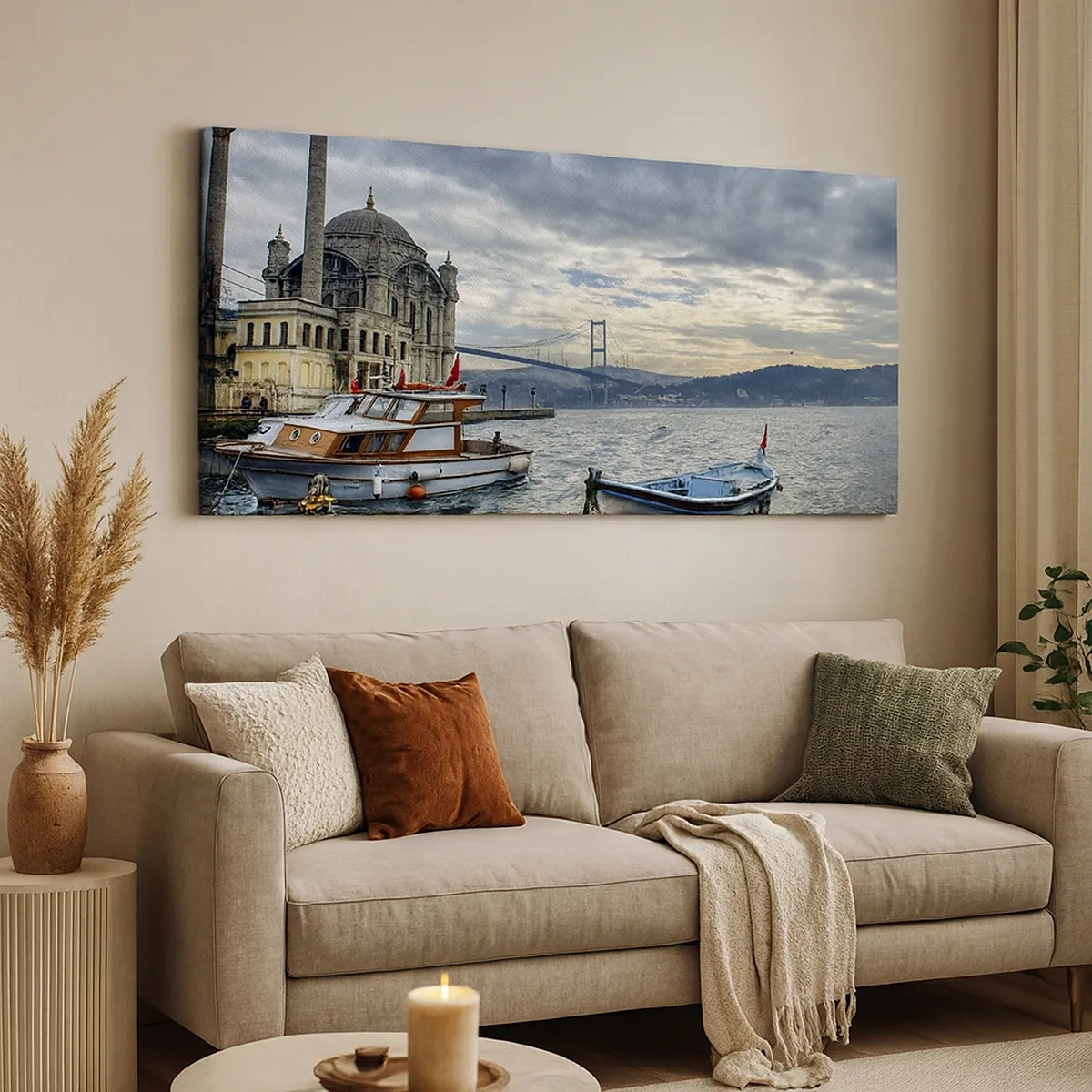 Quadro em tela - Na fronteira dos mundos - 30x30 cm