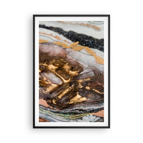 Pôster com moldura preta - O elemento terra - 61x91 cm