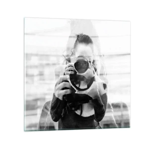 Quadro em vidro - Criador e material - 30x30 cm