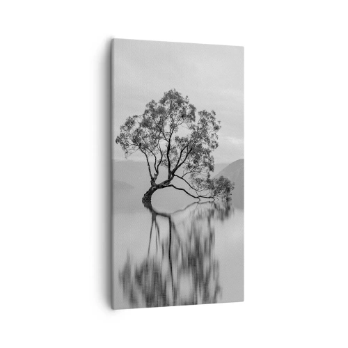 Quadro em tela - Existe um país assim - 55x100 cm