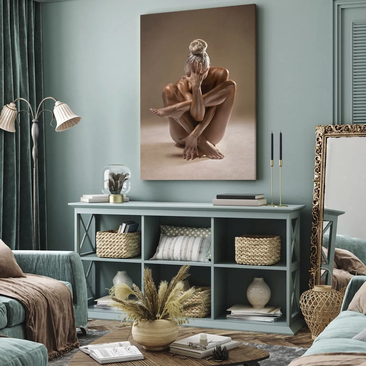 Quadro em tela - Unidade de corpo e alma - 50x70 cm