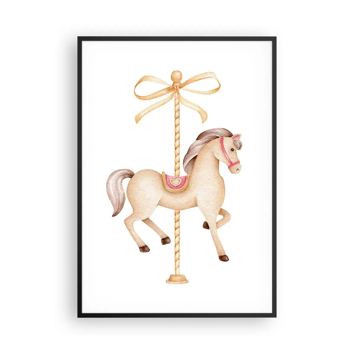 Pôster com moldura preta - Um trote gracioso - 70x100 cm