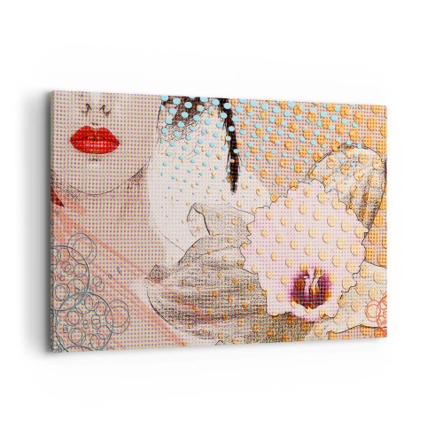 Quadro em tela - Heroína de cartoon - 120x80 cm