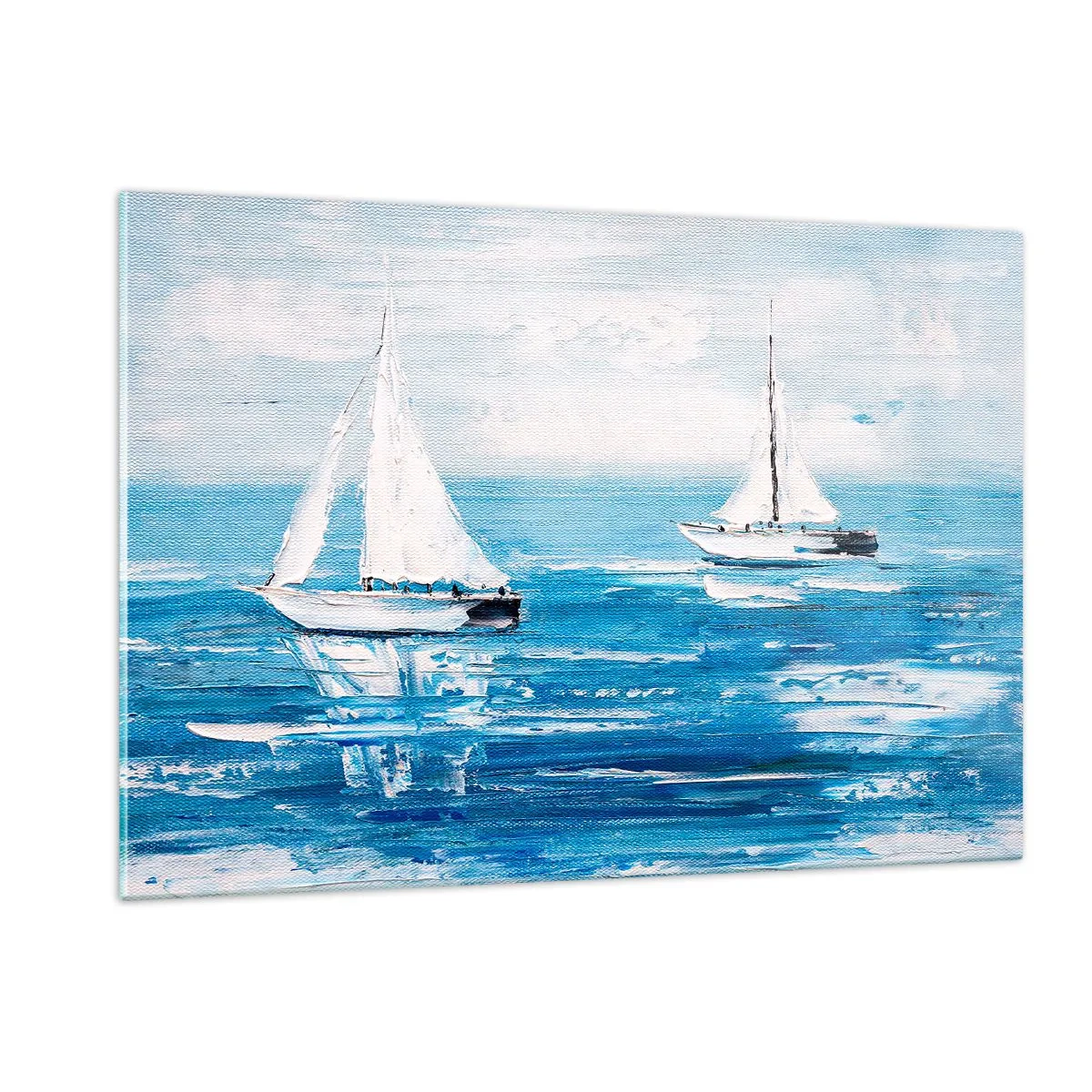 Quadro em vidro - Com um amigo ao meu lado - 120x80 cm