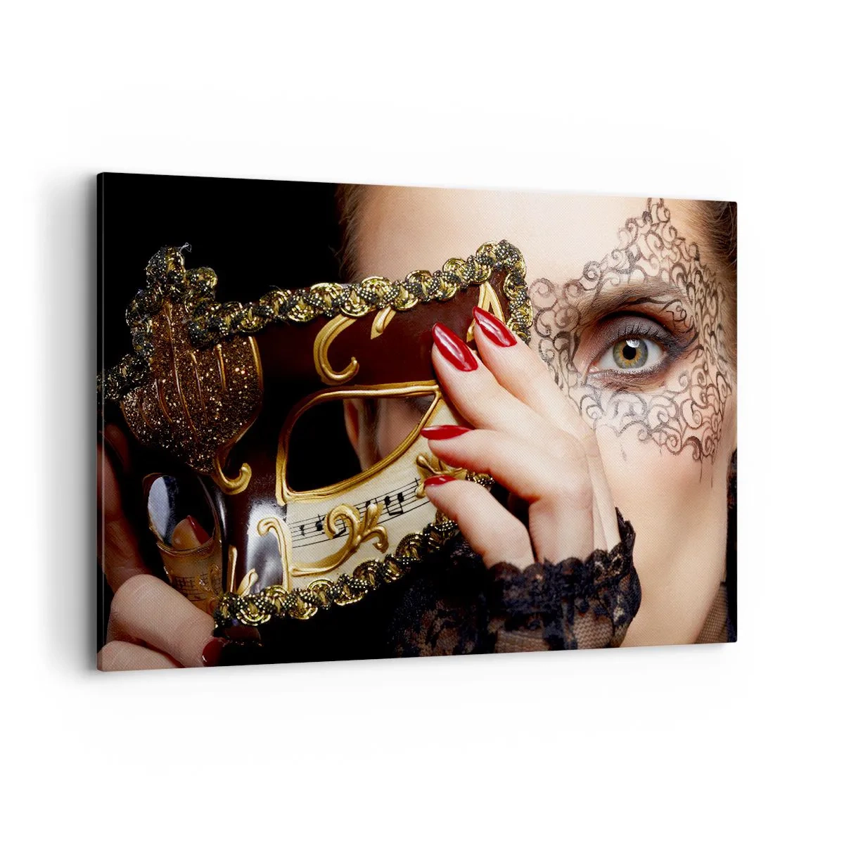 Quadro em tela - Meu mundo é barroco - 120x80 cm