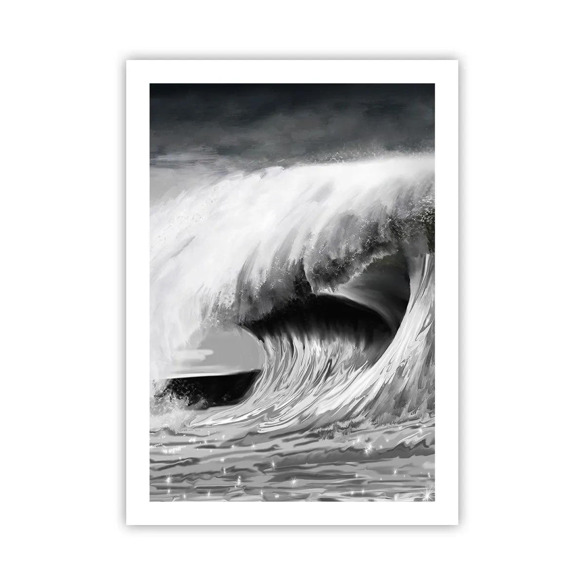Pôster - A ira do oceano - 50x70 cm