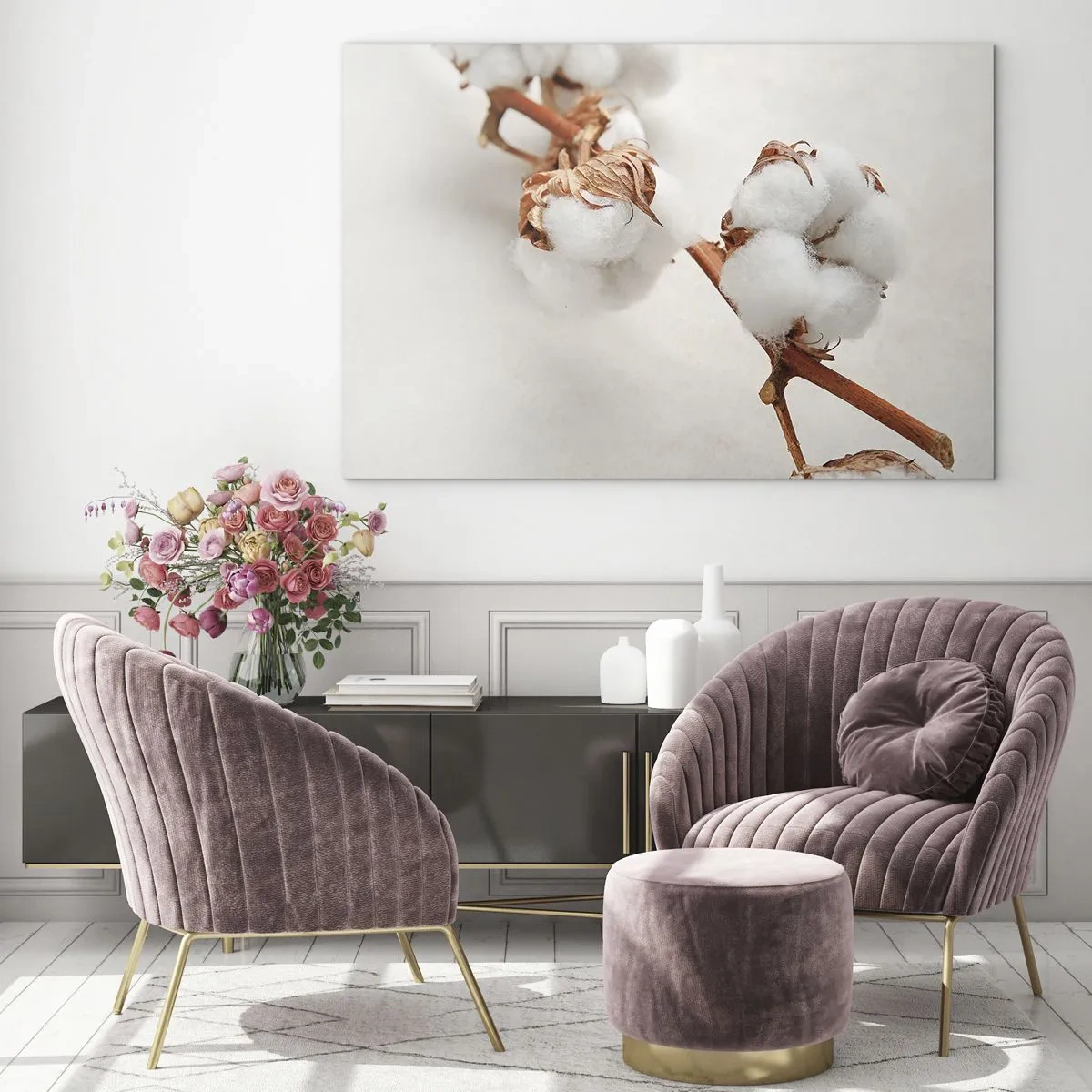 Quadro em vidro - Apenas acaricie - 120x80 cm