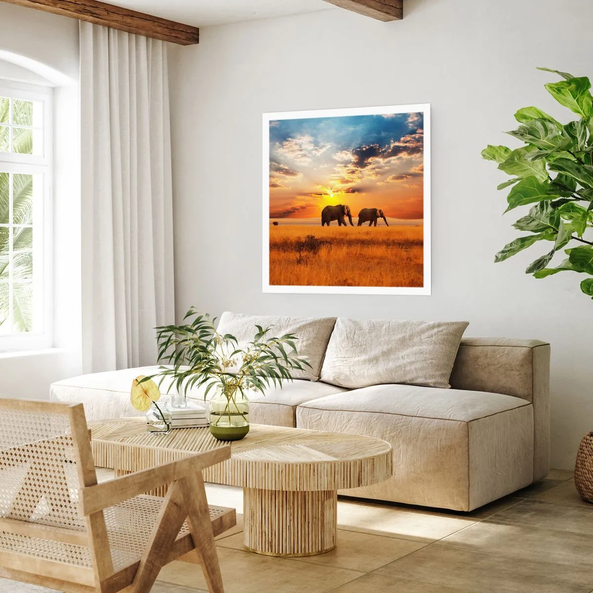 Pôster - Caminhada em família - 30x30 cm