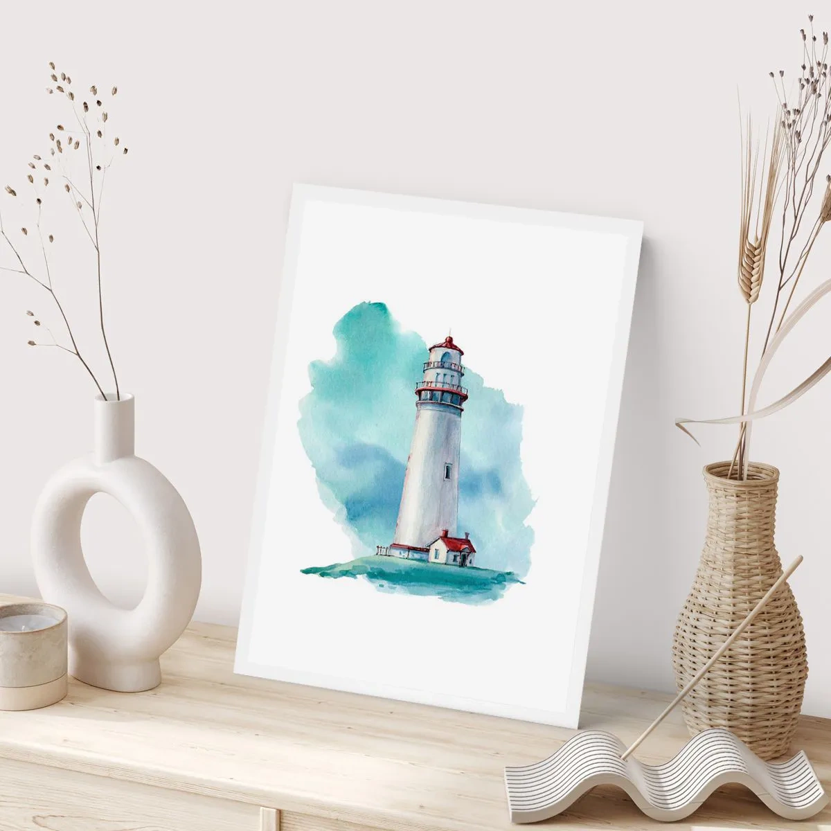 Pôster - A gentil irmã do azul - 40x50 cm