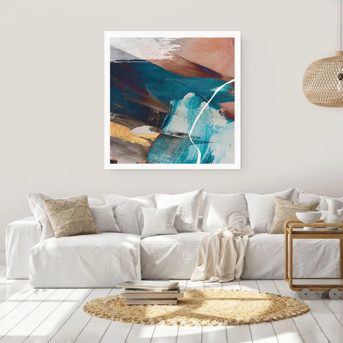 Pôster - Com elegância e energia - 30x30 cm