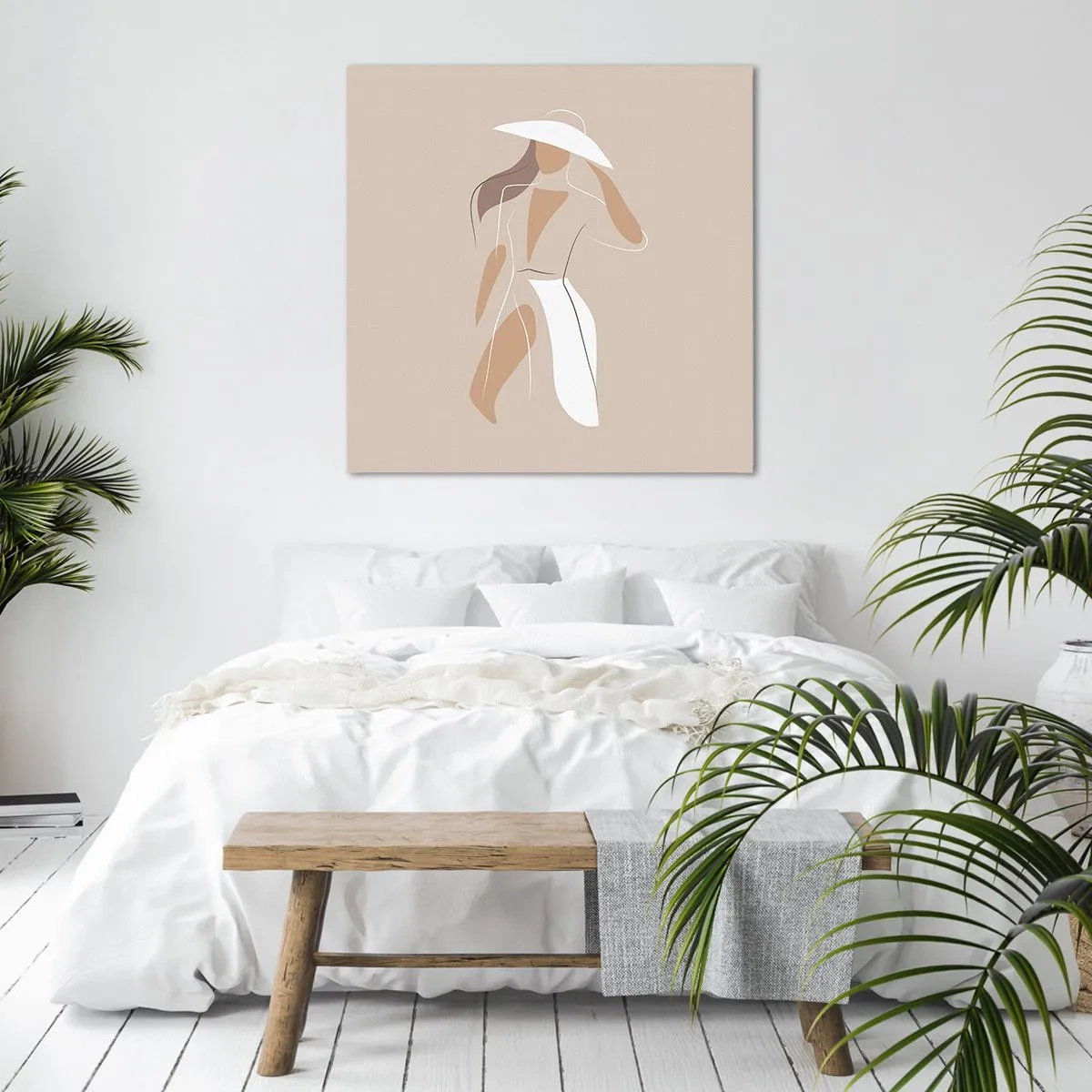 Quadro em tela - A moda é diversão - 40x40 cm