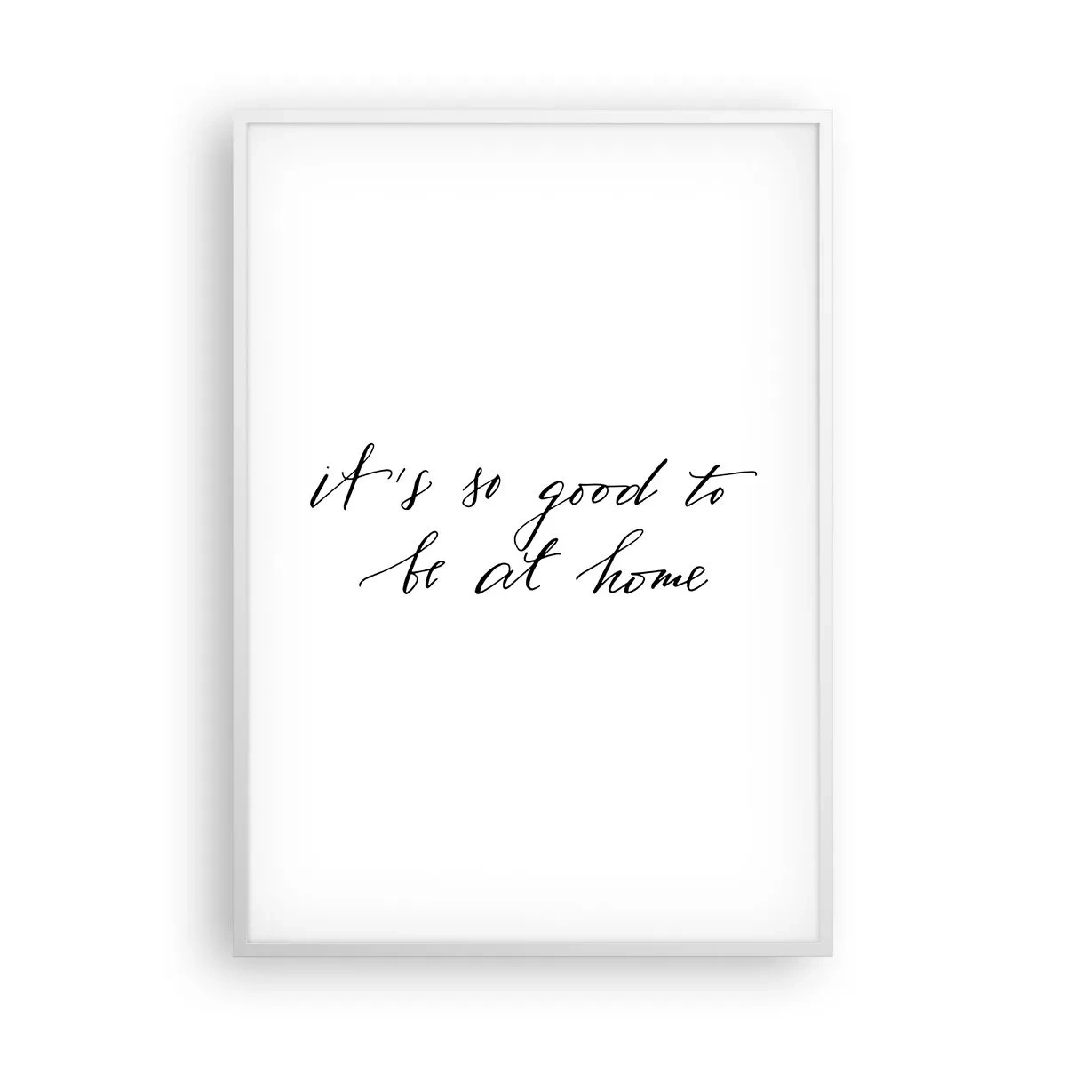 Pôster em moldura branca - Toda a verdade - 70x100 cm