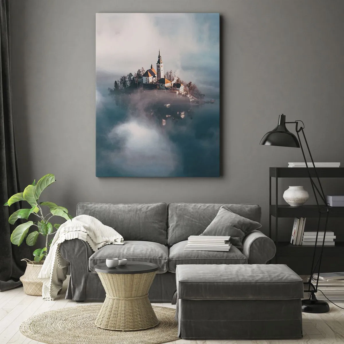 Quadro em tela - A ilha dos Sonhos - 50x70 cm