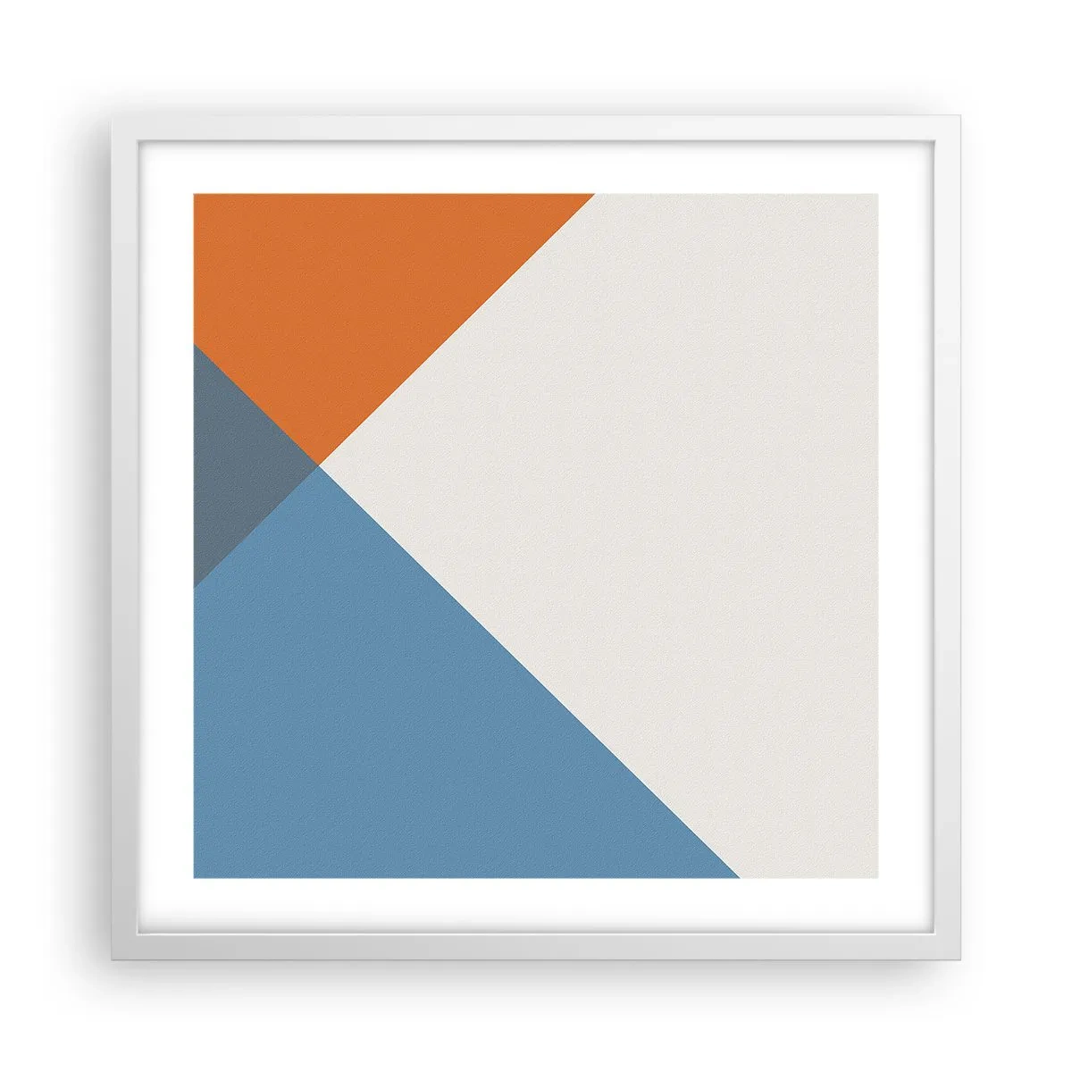 Pôster em moldura branca - Em termos de... - 50x50 cm