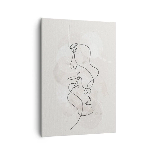 Quadro em tela - Emaranhados num abraço - 50x70 cm