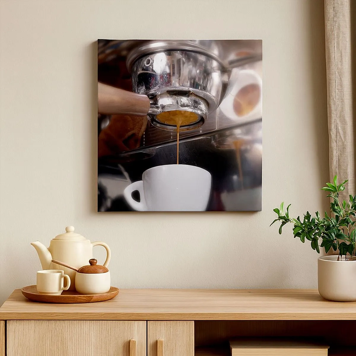 Quadro em tela - Boa hora do dia - 30x30 cm