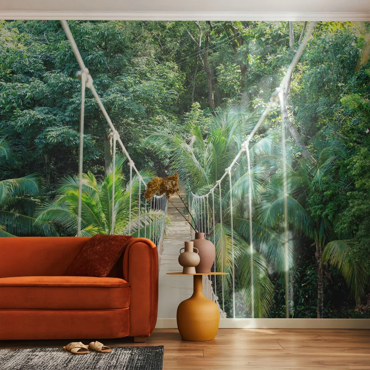 Papel de Parede Autocolante Deluxe Sticker - Bem-vindo à selva! - Paisagem, Selva, Honduras - 250x175 cm