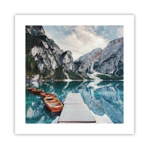 Pôster - Vamos mostrar-lhe a beleza - 40x40 cm