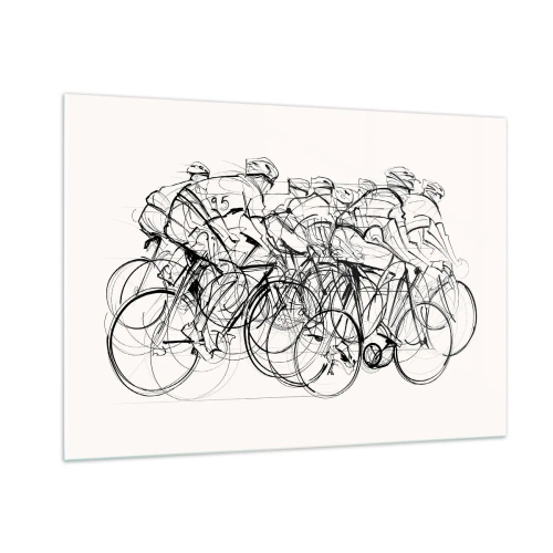 Quadro em vidro - Juntos como uma equipa - 100x70 cm