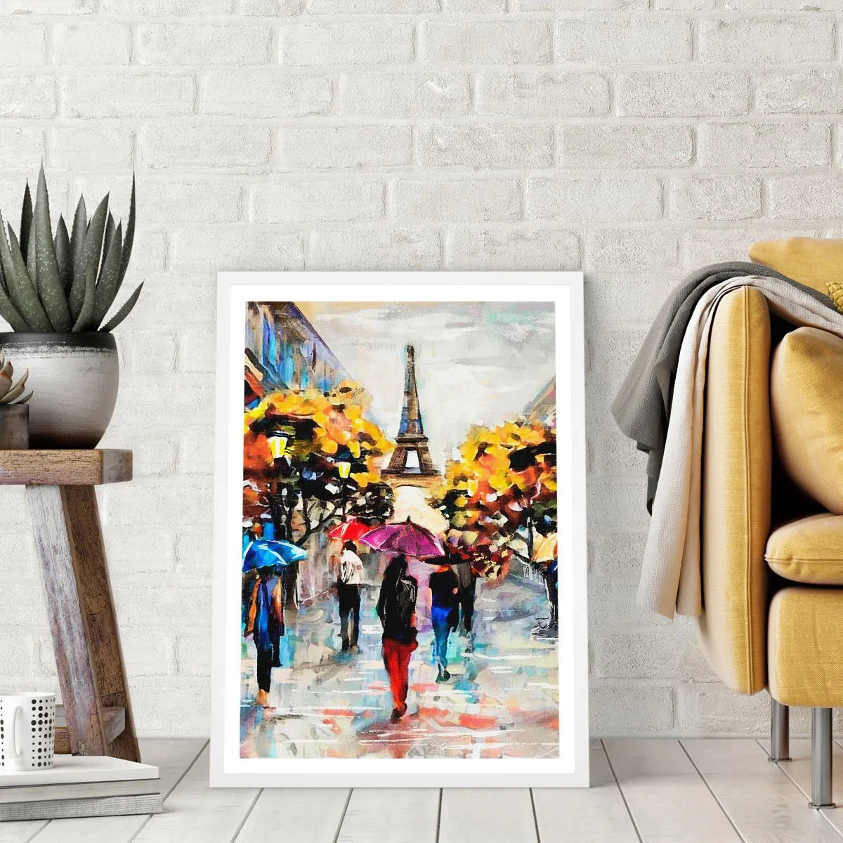 Pôster em moldura branca - Especialmente bonita no outono - 50x70 cm